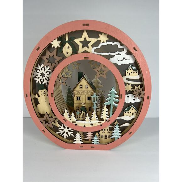 Anthropologie Monogram Wonderland Light-Up Letter “O” Handpainted Open Box - Picture 1 of 7